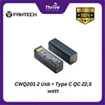 Load image into Gallery viewer, CWQ201 2 Usb + Type C QC 22,5 watt
