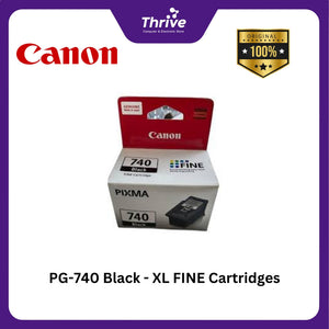 PG-740 Black - XL FINE Cartridges