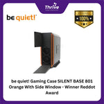 Load image into Gallery viewer, be quiet! Gaming Case SILENT BASE 801 Orange With Side Window - Winner Reddot Award
