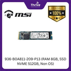 936-B0A811-209-P13 (RAM 8GB, SSD NVME 512GB, Non OS)