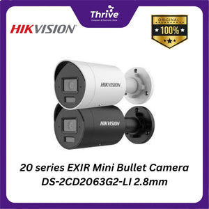 20 series EXIR Mini Bullet Camera DS-2CD2063G2-LI 2.8mm