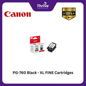 PG-760 Black - XL FINE Cartridges