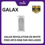 Load image into Gallery viewer, GALAX REVOLUTION 05 WHITE FREE 4PCS RGB FAN INCLUDED
