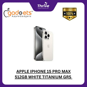 APPLE IPHONE 15 PRO MAX 512GB WHITE TITANIUM GRS RSMI INDONESIA DIGIMAP