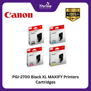 PGI-2700 Black XL MAXIFY Printers Cartridges