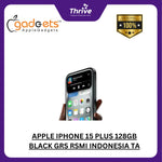 Load image into Gallery viewer, APPLE IPHONE 15 PLUS 128GB BLACK GRS RSMI INDONESIA TAM
