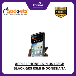 APPLE IPHONE 15 PLUS 128GB BLACK GRS RSMI INDONESIA TAM