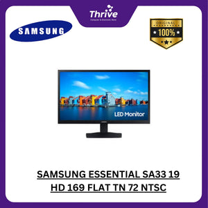 SAMSUNG ESSENTIAL SA33 19 HD 169 FLAT TN 72 NTSC