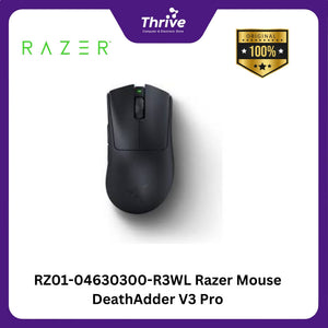 RZ01-04630300-R3WL Razer Mouse DeathAdder V3 Pro + HyperPolling Wireless Dongle Bundle