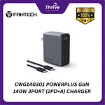 Load image into Gallery viewer, CWG140301 POWERPLUS GaN 140W 3PORT (2PD+A) CHARGER
