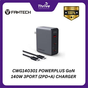CWG140301 POWERPLUS GaN 140W 3PORT (2PD+A) CHARGER