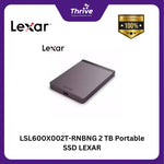 Load image into Gallery viewer, LSL600X002T-RNBNG 2 TB Portable SSD LEXAR
