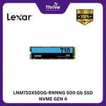 Load image into Gallery viewer, LNM710X500G-RNNNG 500 Gb SSD NVME GEN 4
