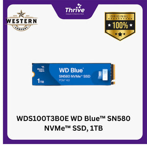 WDS100T3B0E WD Blue™ SN580 NVMe™ SSD, 1TB