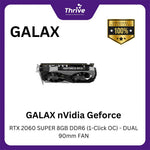 Load image into Gallery viewer, GALAX nVidia Geforce RTX 2060 SUPER 8GB DDR6 (1-Click OC) - DUAL 90mm FAN