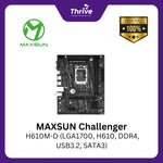 Load image into Gallery viewer, MAXSUN Challenger H610M-D (LGA1700, H610, DDR4, USB3.2, SATA3)
