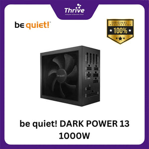 be quiet! DARK POWER 13 1000W - Fully Modular - ATX 3.0 PCIe 5.0 - 80+ Titanium Certified - 10 Years Warranty - Number 1 PSU in Germany