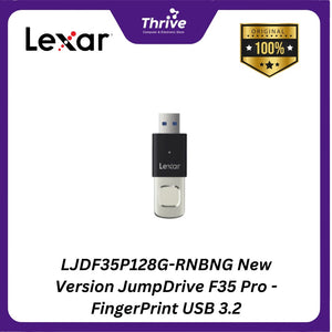 LJDF35P128G-RNBNG New Version JumpDrive F35 Pro - FingerPrint USB 3.2
