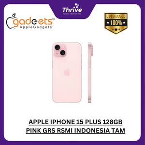 APPLE IPHONE 15 PLUS 128GB PINK GRS RSMI INDONESIA TAM