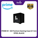 Load image into Gallery viewer, PRIME W - [X] Premium Gaming Case 0.7 mm STEEL BLACK
