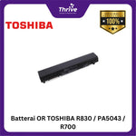 Load image into Gallery viewer, Batterai OR TOSHIBA R830 / PA5043 / R700
