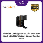 Load image into Gallery viewer, be quiet! Gaming Case SILENT BASE 800 Black with Side Window - Winner Reddot Award
