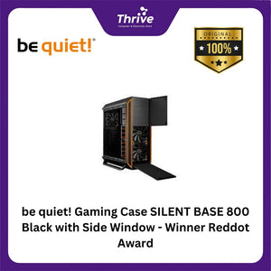 be quiet! Gaming Case SILENT BASE 800 Black with Side Window - Winner Reddot Award