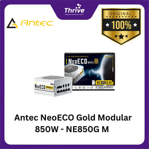 Antec NeoECO Gold Modular 850W - NE850G M - 80+ Gold Certified - Fully Modular - 7 Years Warranty