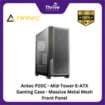 Load image into Gallery viewer, Antec P20C - Mid-Tower E-ATX Gaming Case - Massive Metal Mesh Front Panel - 4mm Tempered Glass Side Panel - Type-C 3.2 Gen 2 Ready - FREE 3PCS 120mm PWM Fans
