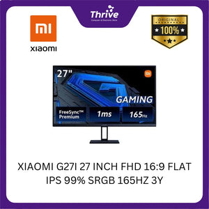 XIAOMI G27I 27 INCH FHD 16:9 FLAT IPS 99% SRGB 165HZ 3Y