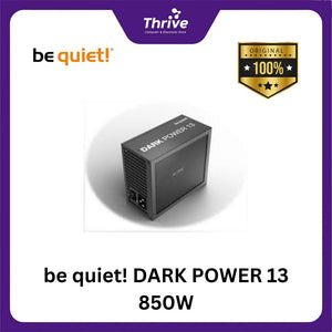 be quiet! DARK POWER 13 850W - Fully Modular - ATX 3.0 PCIe 5.0 - 80+ Titanium Certified - 10 Years Warranty - Number 1 PSU in Germany