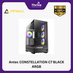 Load image into Gallery viewer, Antec CONSTELLATION C7 BLACK ARGB - Mid-Tower Gaming Case - Panoramic View - Multi-Directional AIR INTAKE and MASSIVE AIRFLOW - 4mm Tempered Glass Side Panel - Type C Ready - Free 3Pcs