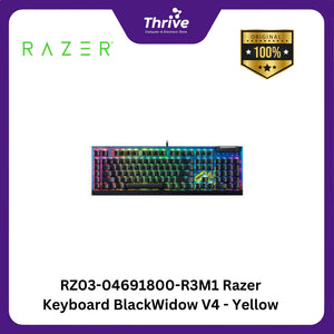 RZ03-04691800-R3M1 Razer Keyboard BlackWidow V4 - Yellow