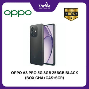 OPPO A3 PRO 5G 8GB 256GB BLACK (BOX CHA+CAS+SCR)