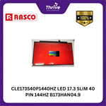 Load image into Gallery viewer, CLE173S40P1440HZ LED 17.3 SLIM 40 PIN 144HZ B173HAN04.9 / NV173FHM-NX4 V8.1