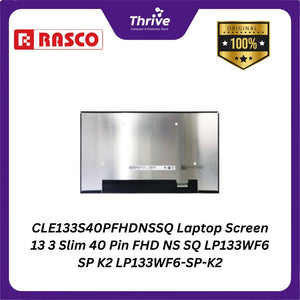 CLE133S40PFHDNSSQ Laptop Screen 13 3 Slim 40 Pin FHD NS SQ LP133WF6 SP K2 LP133WF6-SP-K2