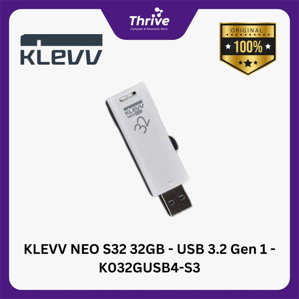 KLEVV NEO S32 32GB - USB 3.2 Gen 1 - K032GUSB4-S3 - Sultan Store