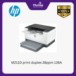 Load image into Gallery viewer, M211D print duplex 28ppm 136A
