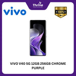 Load image into Gallery viewer, VIVO V40 5G 12GB 256GB CHROME PURPLE
