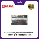 Load image into Gallery viewer, CLE161S40PQHD Laptop Screen 16.1 40 PIN QHD NE161QHM-NYA
