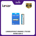 Load image into Gallery viewer, LNM610P001T-RNNNG 1 TB SSD NVME GEN 3
