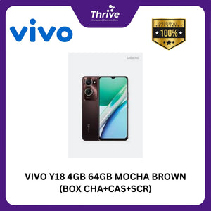 VIVO Y18 4GB 64GB MOCHA BROWN (BOX CHA+CAS+SCR)