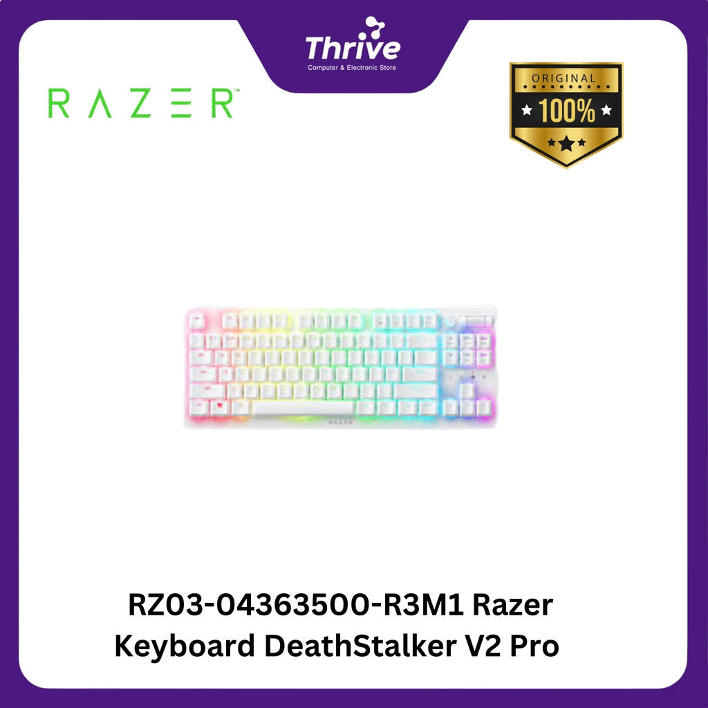 RZ03-04363500-R3M1 Razer Keyboard DeathStalker V2 Pro - White - Sultan ...