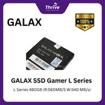 Load image into Gallery viewer, GALAX SSD Gamer L Series 480GB (R:560MB/S W:540 MB/s)
