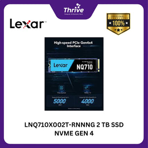 LNQ710X002T-RNNNG 2 TB SSD NVME GEN 4