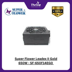 Super Flower Leadex II Gold 650W - SF-650F14EG - 80 PLUS GOLD - Full Modular - 10 Years