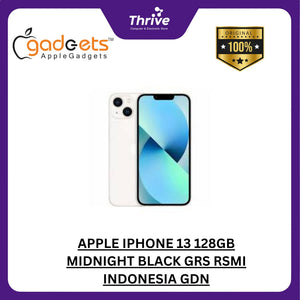 APPLE IPHONE 13 128GB MIDNIGHT BLACK GRS RSMI INDONESIA TAM