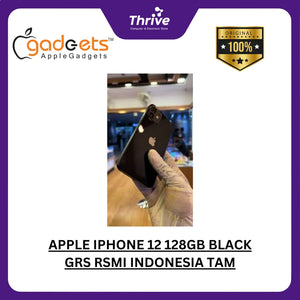 APPLE IPHONE 12 128GB BLACK GRS RSMI INDONESIA TAM