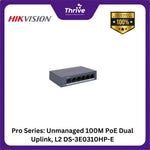 Load image into Gallery viewer, Pro Series: Unmanaged 100M PoE Dual Uplink, L2 DS-3E0310HP-E