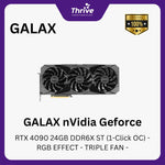 Load image into Gallery viewer, GALAX nVidia Geforce RTX 4090 24GB DDR6X ST (1-Click OC) - RGB EFFECT - TRIPLE FAN -